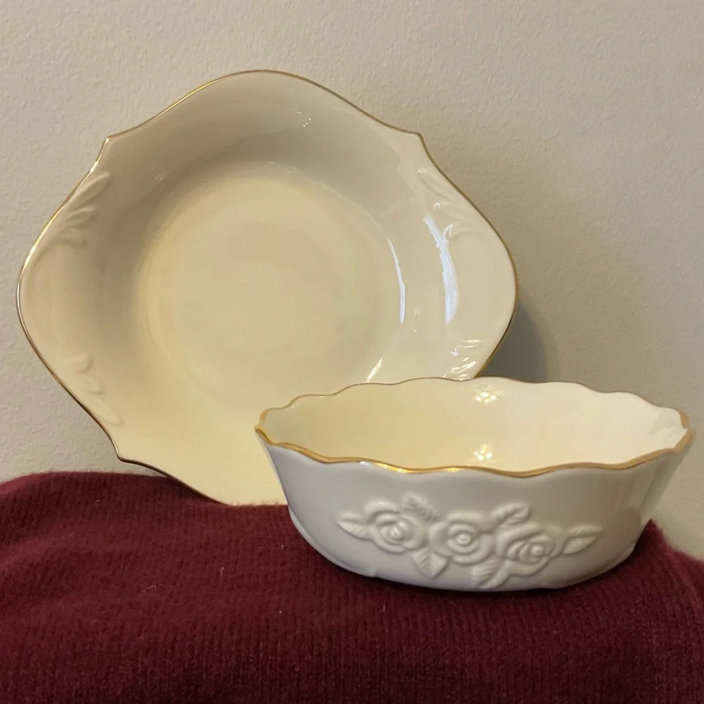 Vintage Classic Lenox Serving Bowls - Set of Two